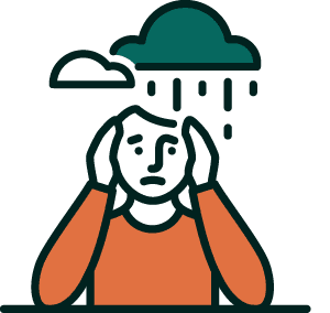 Diminuição da ansiedade